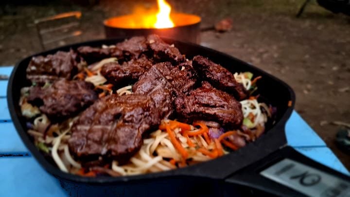 Easy camping meal for family