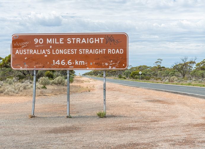 Driving Perth to Melbourne